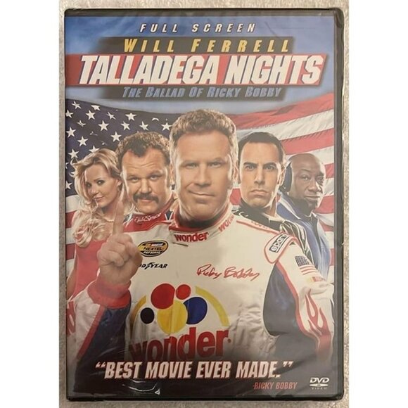 Talladega Nights: The Ballad of Ricky Bobby - DVD - Will Ferrell - New - Picture 1 of 3